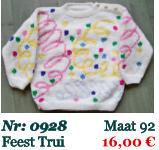 2 jaar. Breigaren: Zeeman Supersoft Acryl/Polyamide