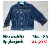 1,5 jaar. Stof: Denim/Katoen