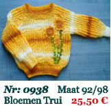 2 jaar. Breigaren: Cewec Merino Acryl