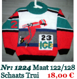 7 jaar. Breigaren: Zeeman Royal Acryl/Polyacryl
