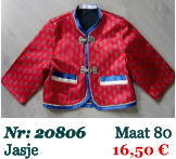 1 jaar. Stof: Satijn/Polyester